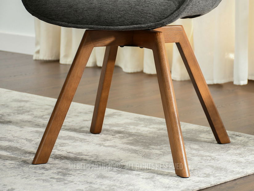 Scaun sufragerie Distorsion (grafit)