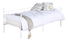 Jednolôžková posteľ 90 cm Rossa (s roštom) (biela)