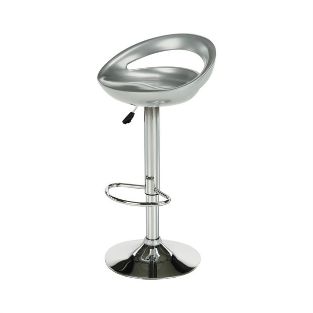 Scaun tip bar Drymen Nove (gri + Crom)