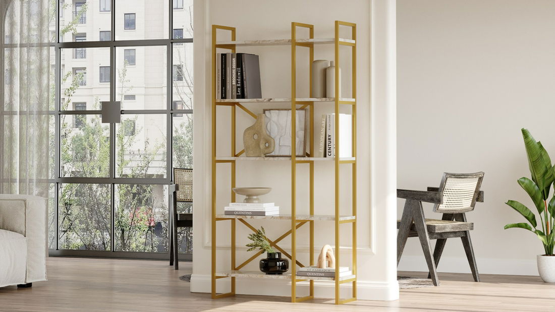 Regal Vega 4 (bijeli mramor + zlatna)