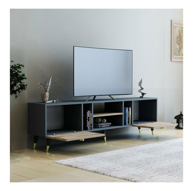 TV stolík/skrinka Kadole 1 (orech + antracit) 