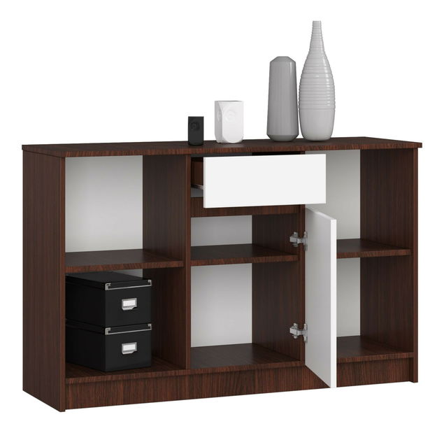 Comodă Briar (wenge + Alb)