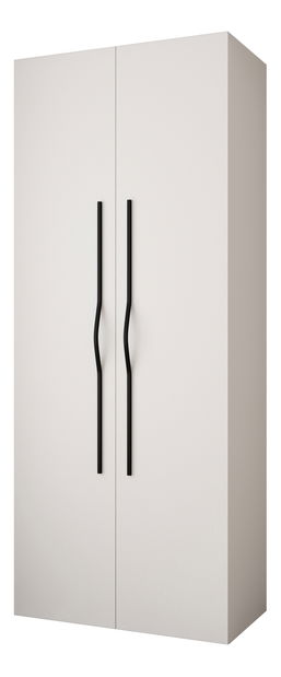 Ruhásszekrény 100 cm Carmela 40-2 (fehér + fekete)