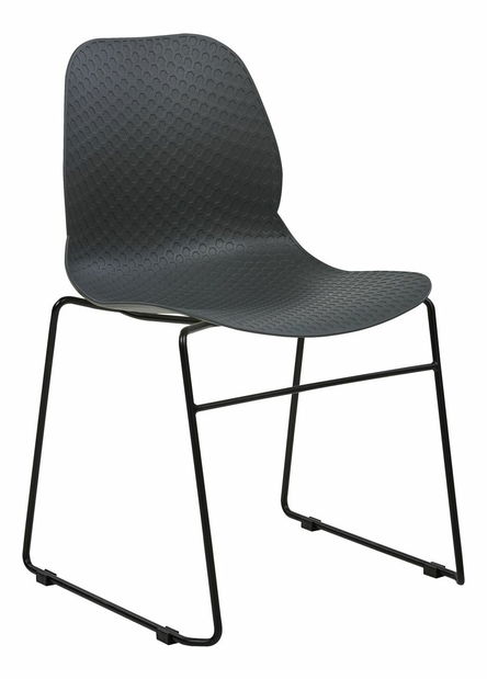 Set 4 ks jedálenských stoličiek Panza (sivá)