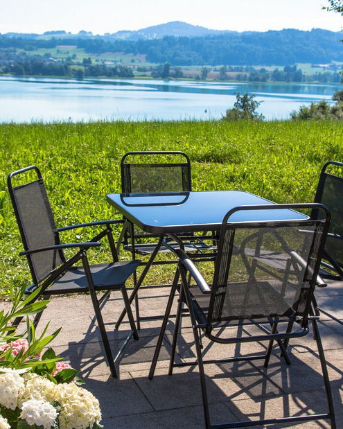 Set scaune 4 buc. Love (negru)