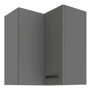 Dulap superior de bucătărie, de colț Nesia 60x60 GN-72 2F (90°) (Cadru: antracit + front: antracit)