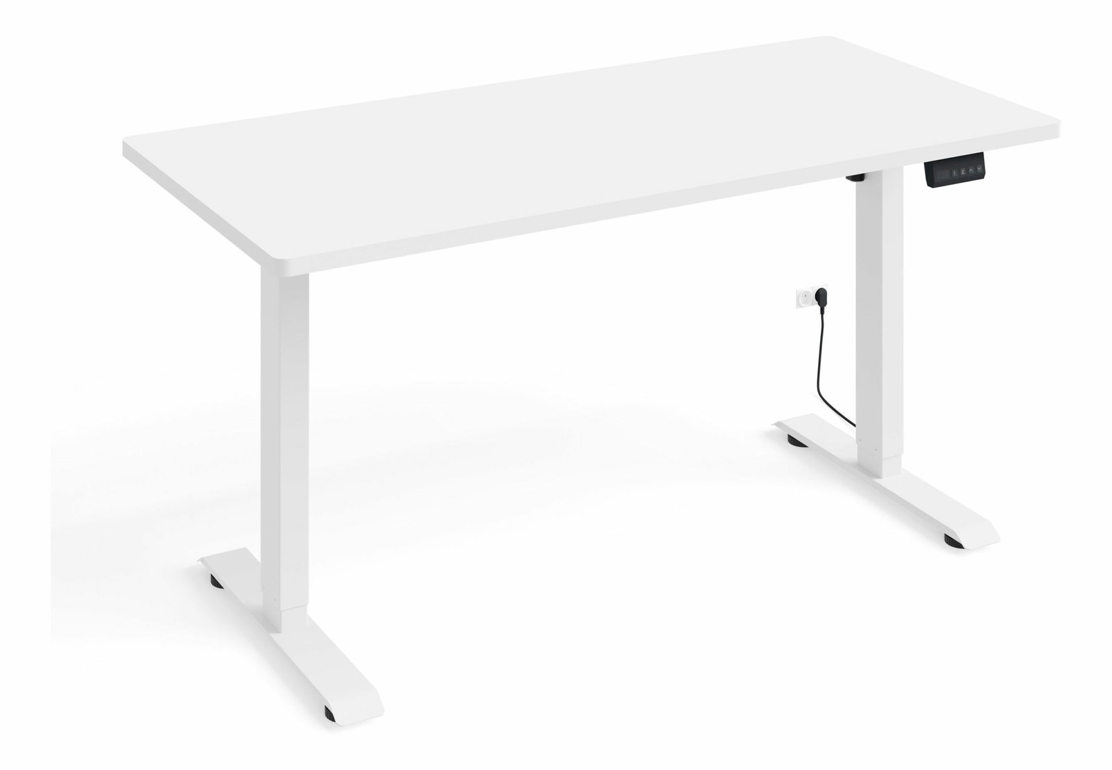 Elektromos PC asztal Motiva 140 (fehér)