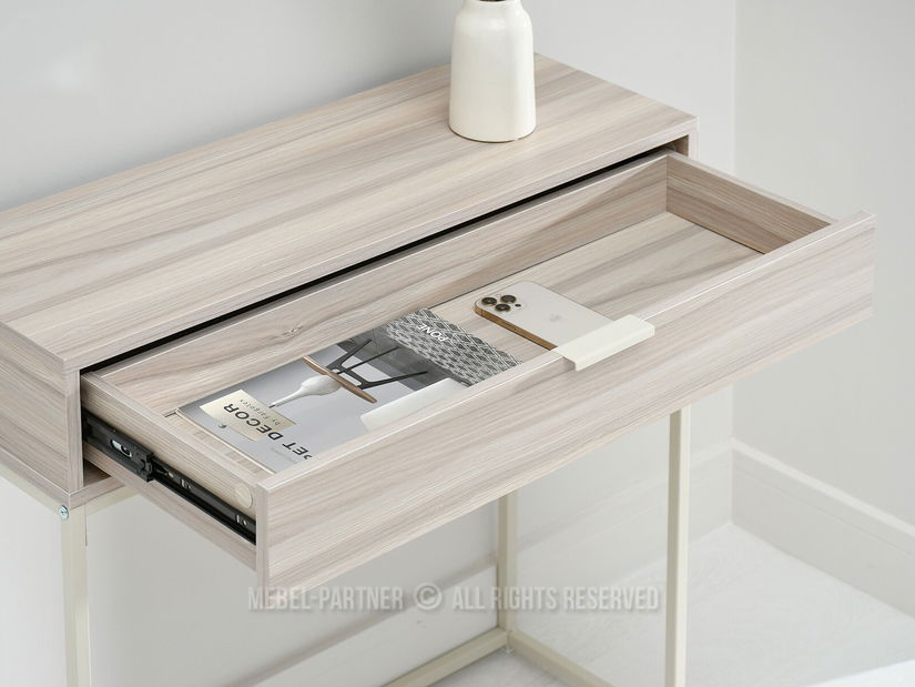 Măsuță consolă Norma M (bej cenușiu + crem)