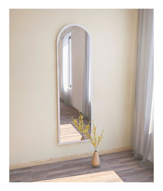 Stojanové zrkadlo Emelia (biela) 