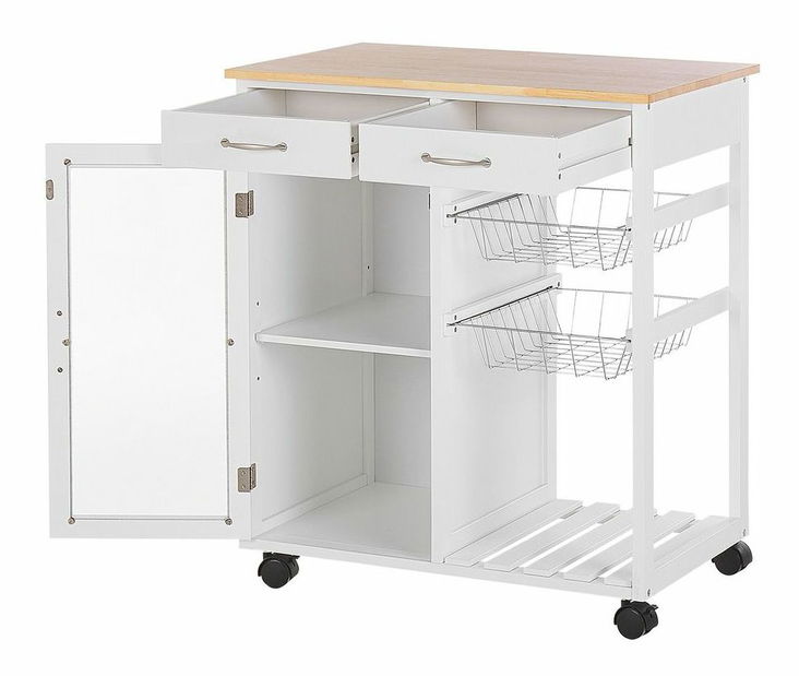 Măsuță servire Banesa (alb)