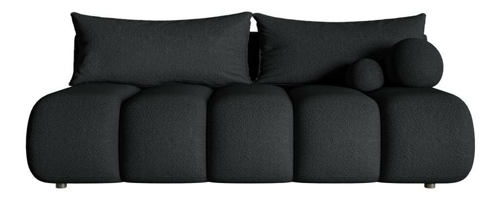 Canapea trei locuri Didier mini (negru + negru)