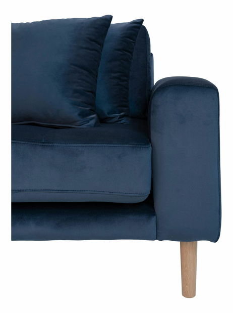 Rohová sedacia súprava (L) Lvaveriaora (tmavomodrá)