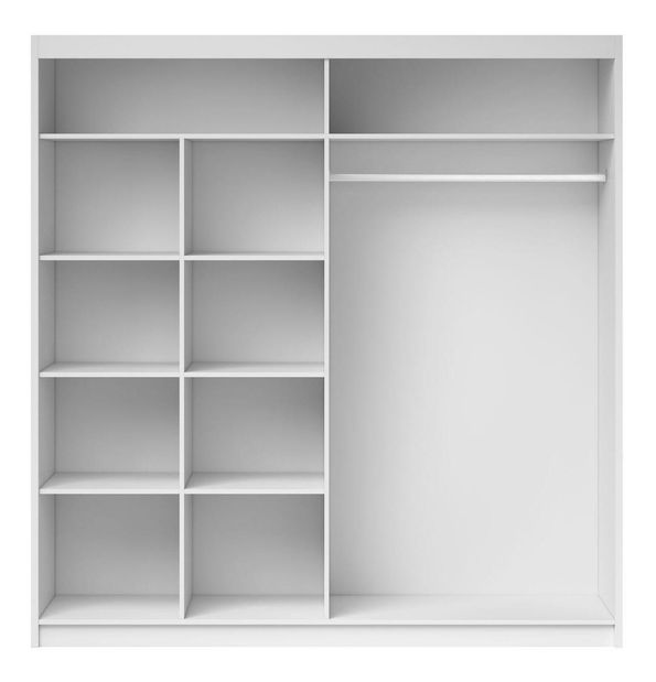 Šatníková skriňa Alaina Typ 18 (biela matná)