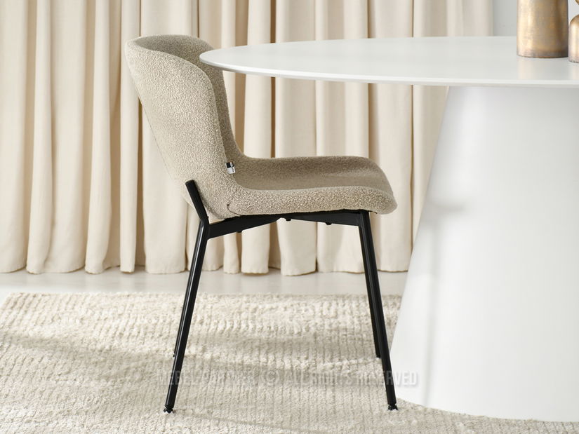 Stolica Kirkland (bež + crna)