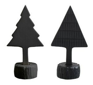 Figurína Jolipa Fauna a flóra instant Happiness (9x5x16cm) (Čierna) (2ks)