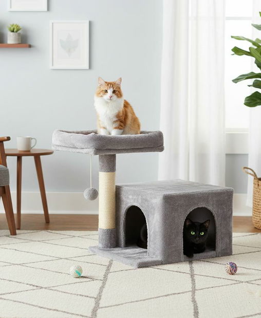 Škrabadlo pre mačky Caira (antracit)