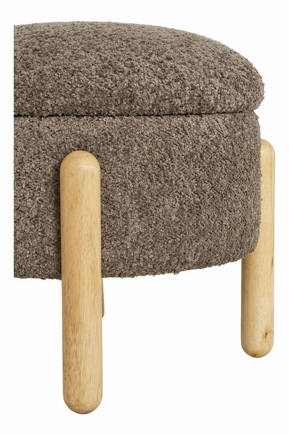 Taburetka Mvenora (hnedá)