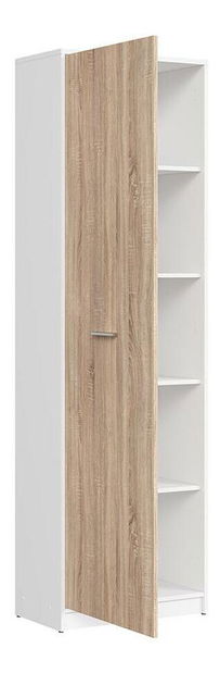 Ormar s policama Nepo Plus 22 (bijela + hrast sonoma) 