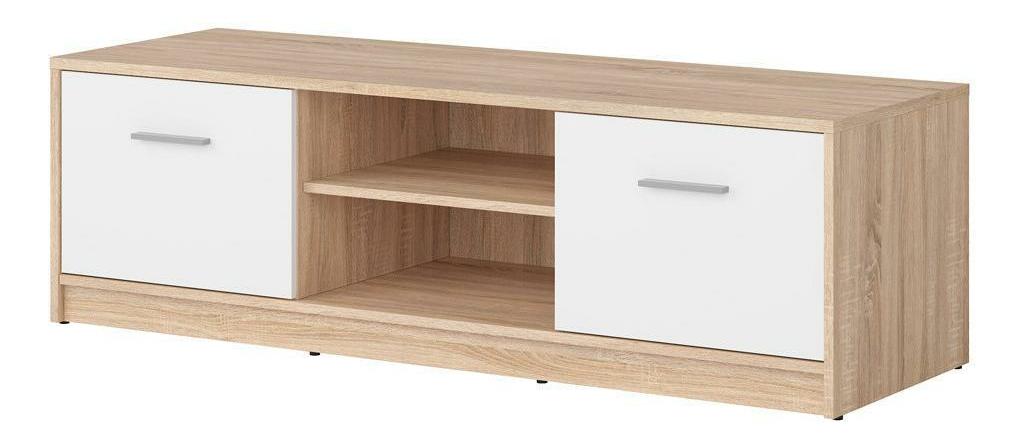 TV szekrény Nepo Plus 28 (szonoma tölgy + fehér) *bazár