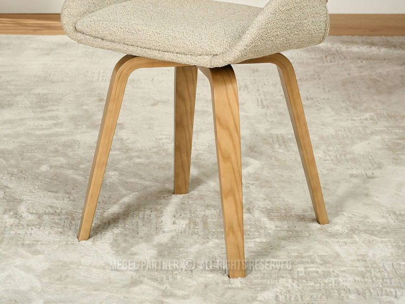 Scaun Theo K (bej + stejar)