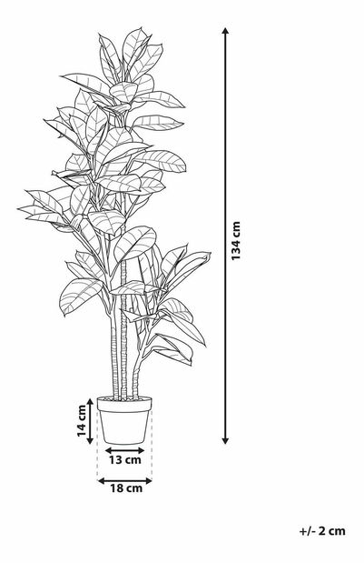 Umelá rastlina 134 cm FIRKU