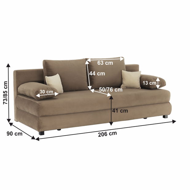 Canapea Taisni (capuccino)