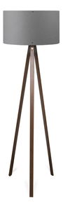 Stojanová lampa Amorekko 3 (tmavosivá + hnedá)