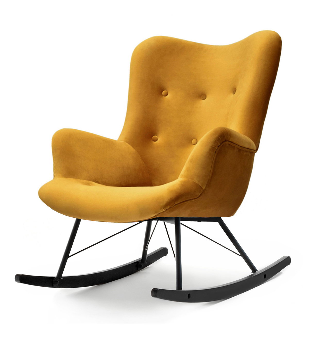 Fotoliu balansoar Laurentino (negru)