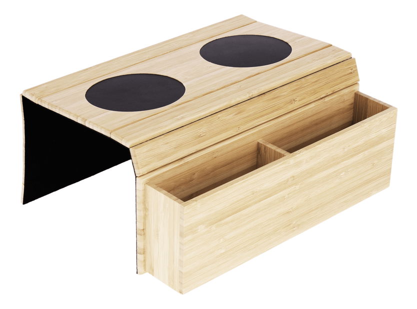 Tárolóalátét kanapéhoz Veda (barna)