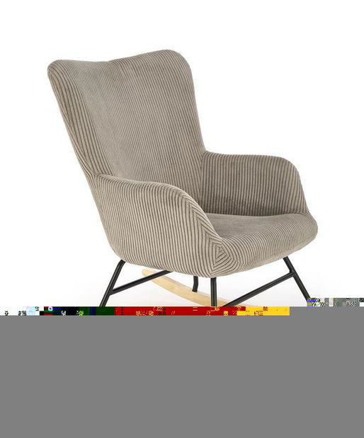 Fotelja za ljuljanje Belveder (siva)