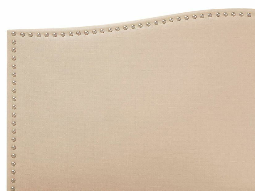 Manželská posteľ 160 cm MONTHY (s roštom) (béžová)