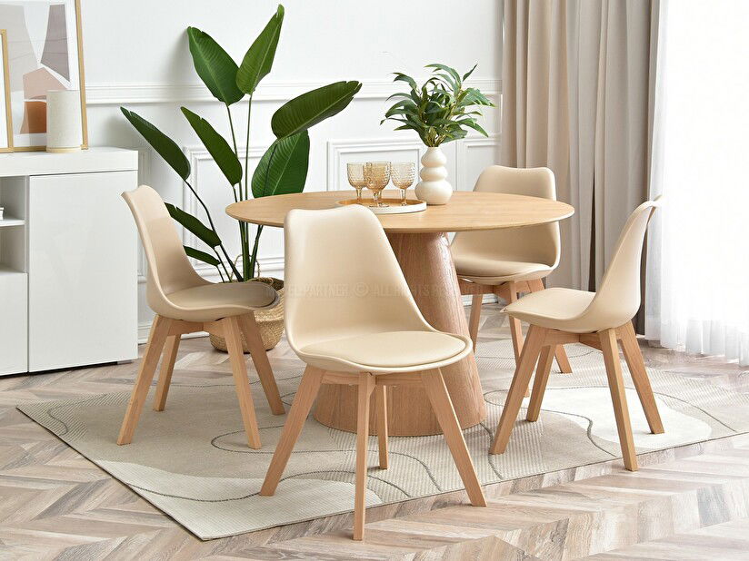 Szék Large Wood (bézs + bükk)