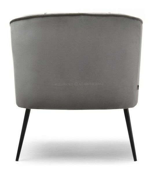 Fotelja Etimee F (siva + crna)