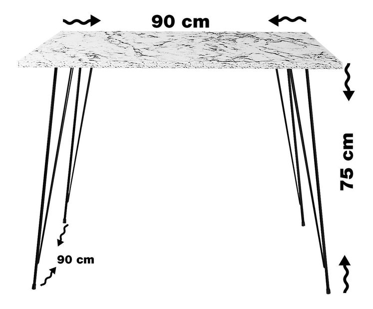 Étkezőasztal Sabuna 2 (4 fő részére) (kaukázusi tölgy) 