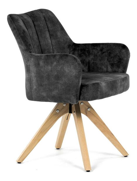 Jedálenská stolička Hegel (čierna)