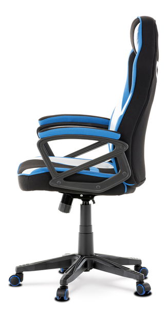 Fotoliu de birou/gaming Ynais-Y340-BLUE (Albastru + Negru + Argintiu)