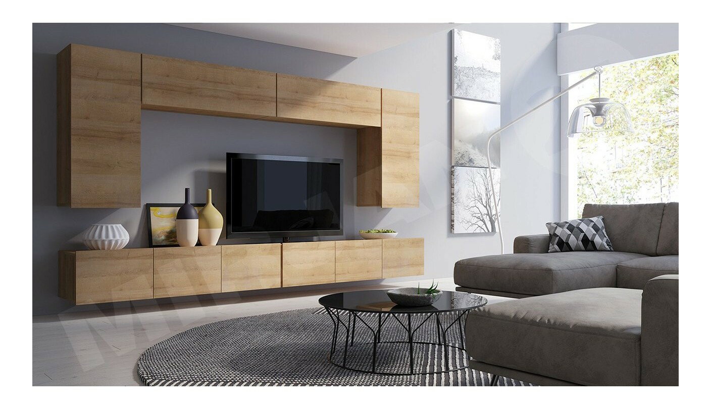 Mobilier living Brolani XIII (Stejar auriu) 