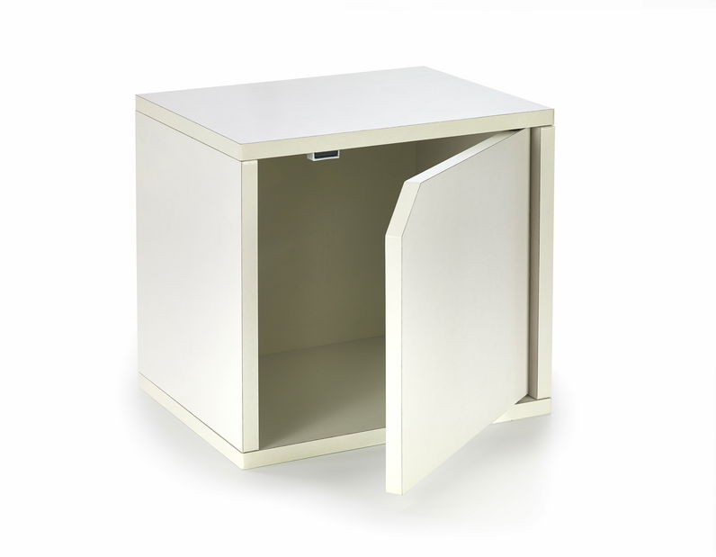 Skrinka Aero White (s dvierkami) (biela) *výpredaj