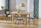 Blagovaonski stol na razvlačenje 118-158 cm118-158 cm Mauric (hrast craft) (za 4 do 6 osoba)