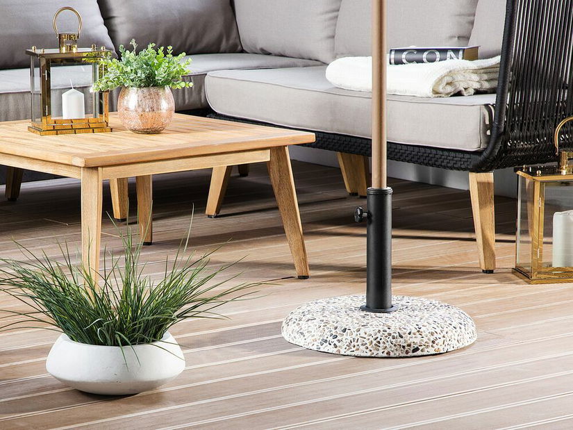 Állvány kerti napernyőre 47 cm ELFIR (beton) (fehér)