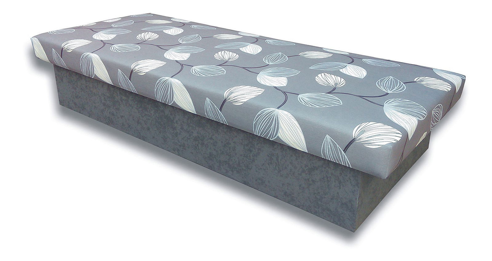 Pat de o persoană (canapea) 80 cm Janae 10 (gri 81 + Melody 14)