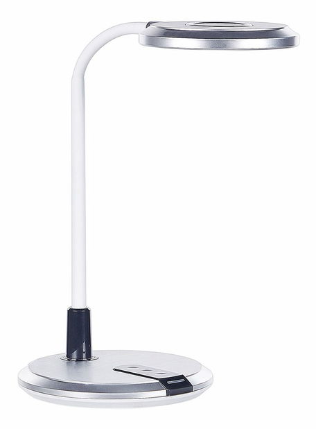 Stolná lampa Cormac (strieborná)