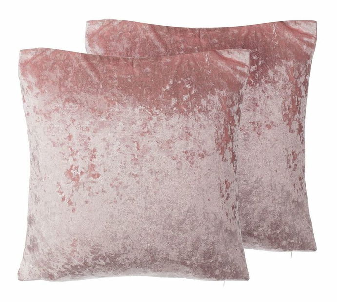 Set 2 kom. jastuka 45 x 45 cm HOSPET (ružičasta)