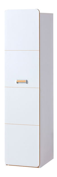 Dulap cu rafturi Lavendon L2 (Stejar nash + alb lucios)