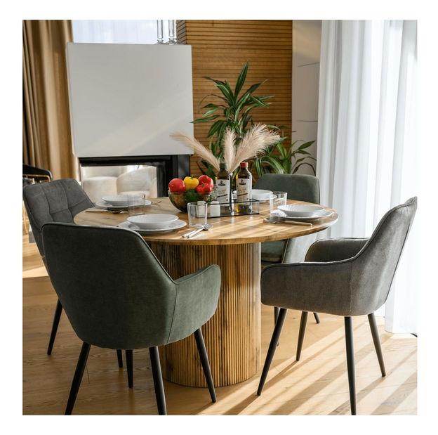 Masă de sufragerie Mohar 2 (stejar) (pentru 4 persoane)