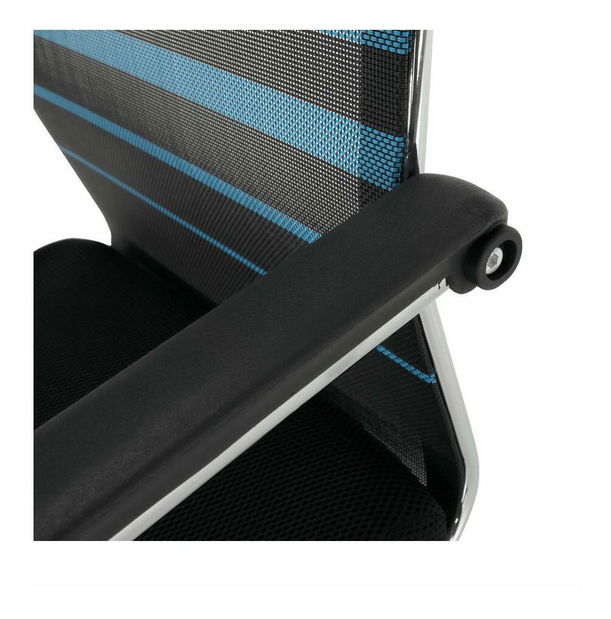 Konferenčná stolička Ertozinenca (modrá + čierna) 