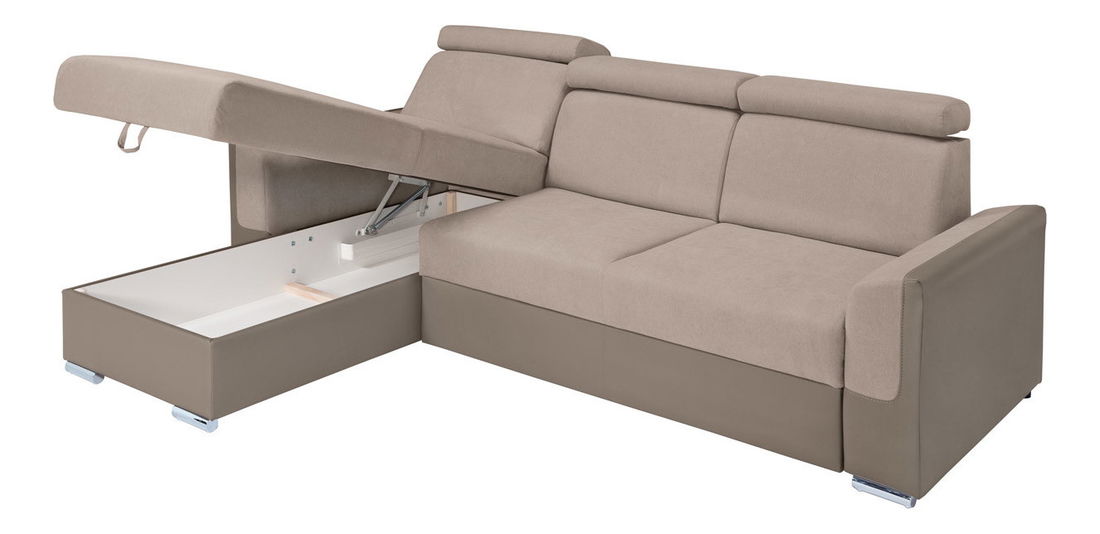 Rohová sedačka BRW Elena II 2F.URCBK (béžová) (L)