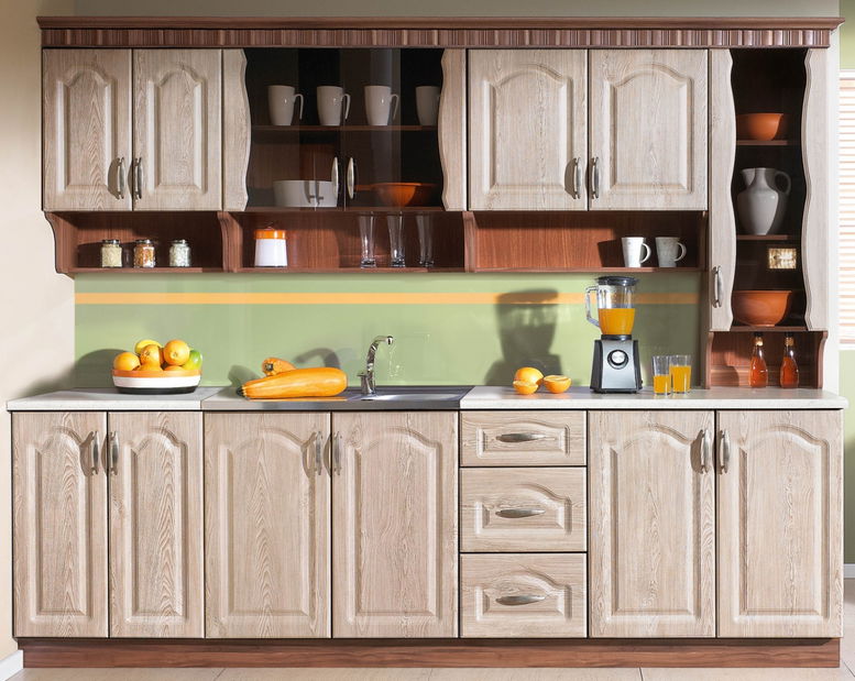 Kuchyňa (260 cm) Karina MDF dub