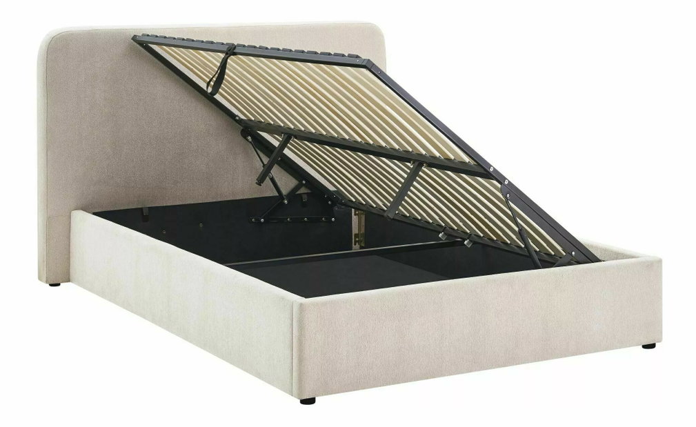 Manželská posteľ 160 cm Lumeso (béžová)
