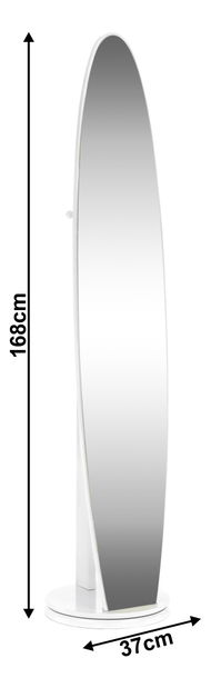 Zrkadlo Torga (biela)